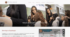 Desktop Screenshot of escolaespallargas.com