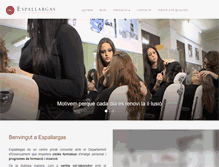 Tablet Screenshot of escolaespallargas.com